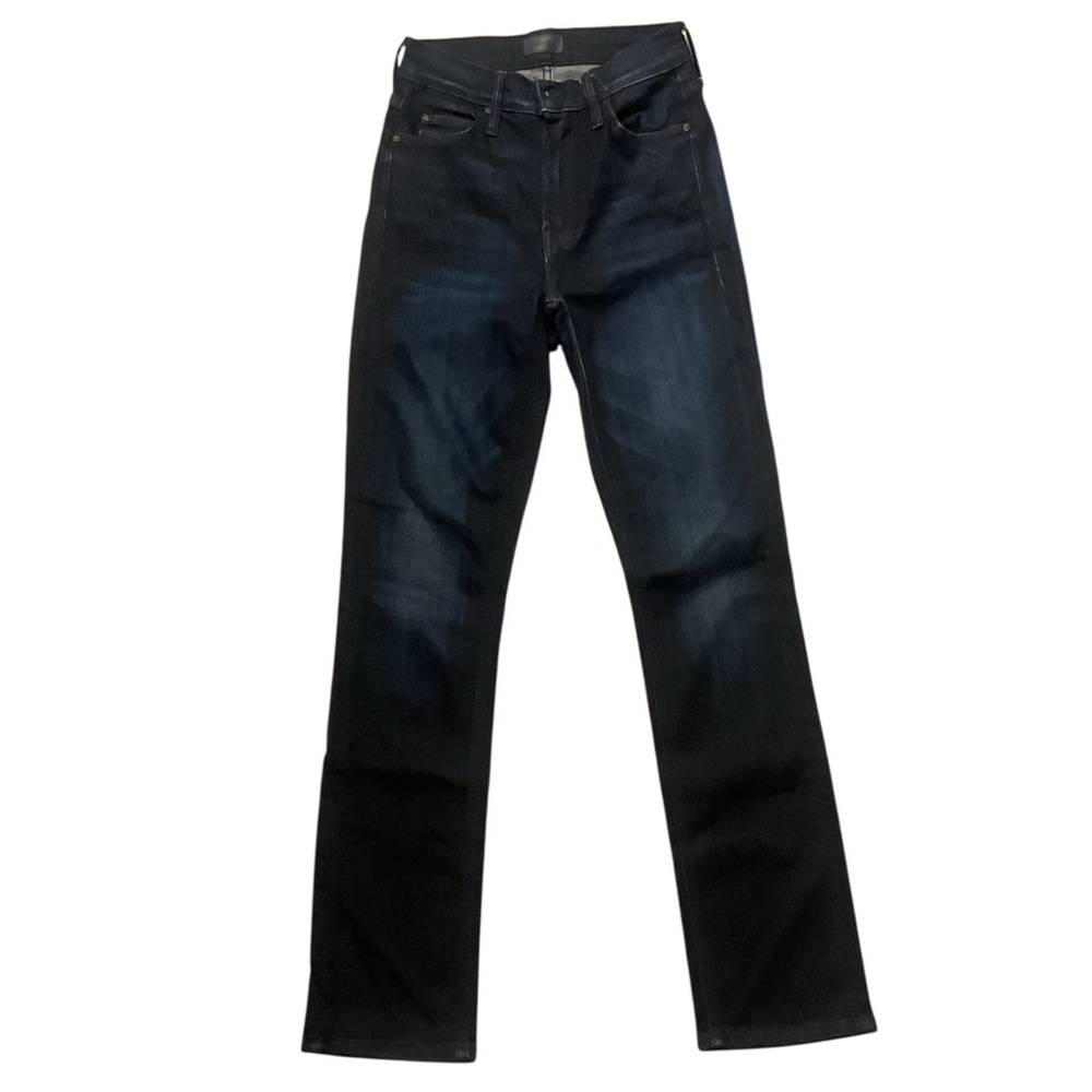MOTHER Woman’s Dazzler Ankle Dark Blue Skinny Jeans